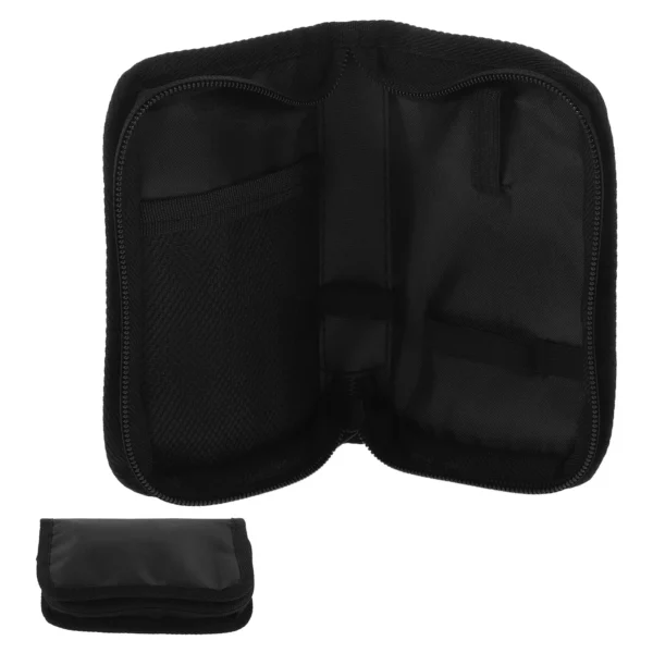 ⁦Monitor Case Bag Portable Blood Glucose Meter Pouch Travel Storage Blood Glucose Meter Case Glucometer Device Storage Case⁩ - الصورة ⁦3⁩