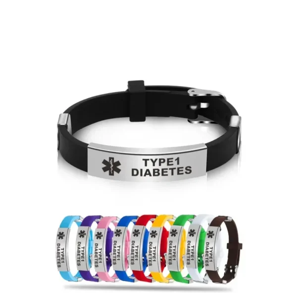 Warning bracelets for Type I diabetics